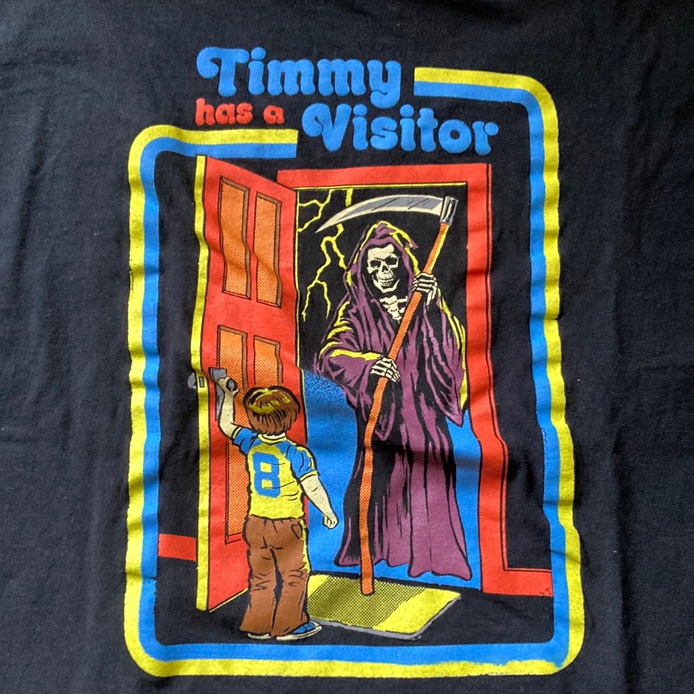 Black Steven Rhodes Graphic Tee